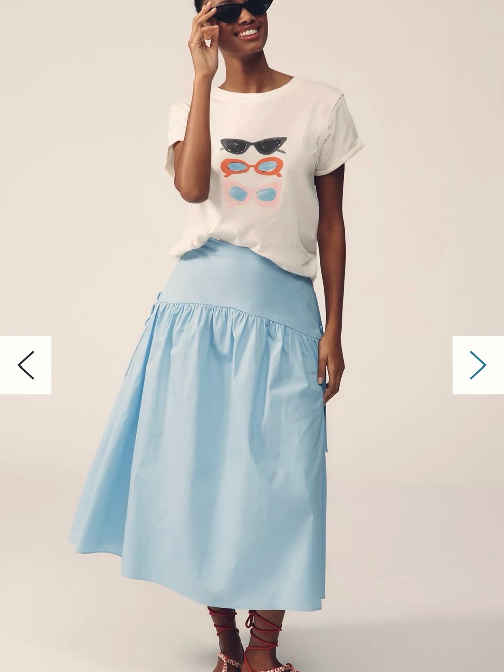 Maeve Phthalo Ruth x Anthropologie Sunglasses Tee